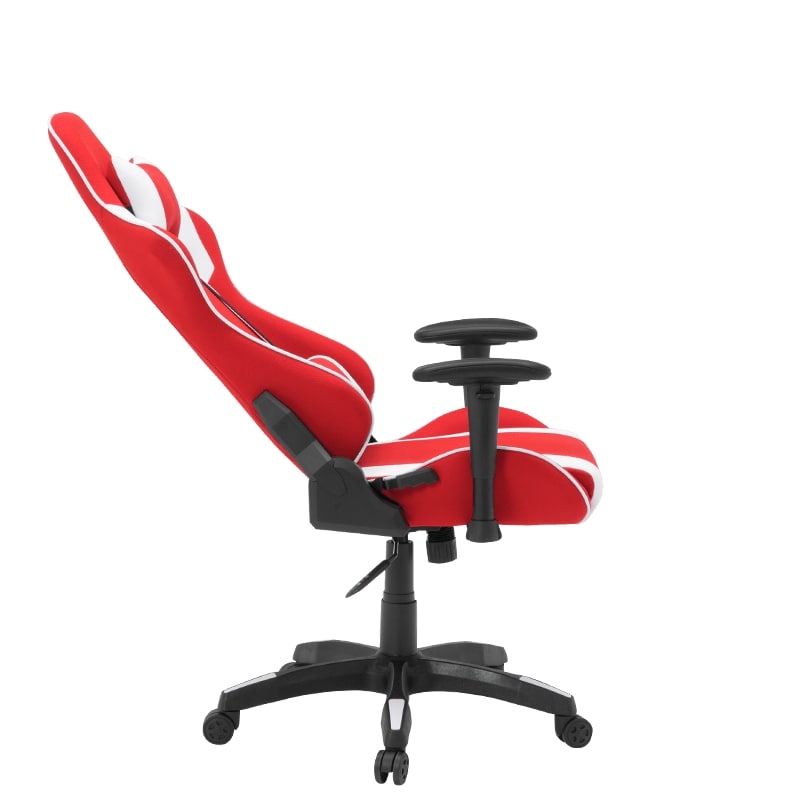 Геймърски стол 6312 бял червен Carmen